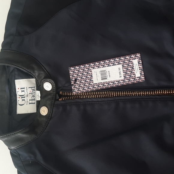 Gigi Hadid for Tommy Hilfiger  fitted Crop jacket navy - Picture 6 of 9